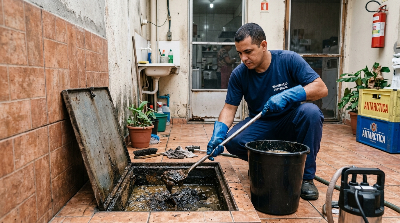 Limpeza de Caixa de Gordura em Caxias do Sul-RS